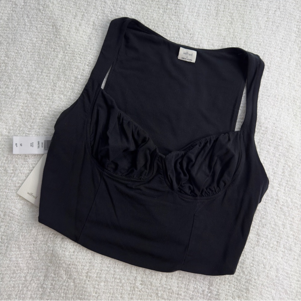 BNWT Wilfred Free Aritzia Gretel Bustier Style Tank Top